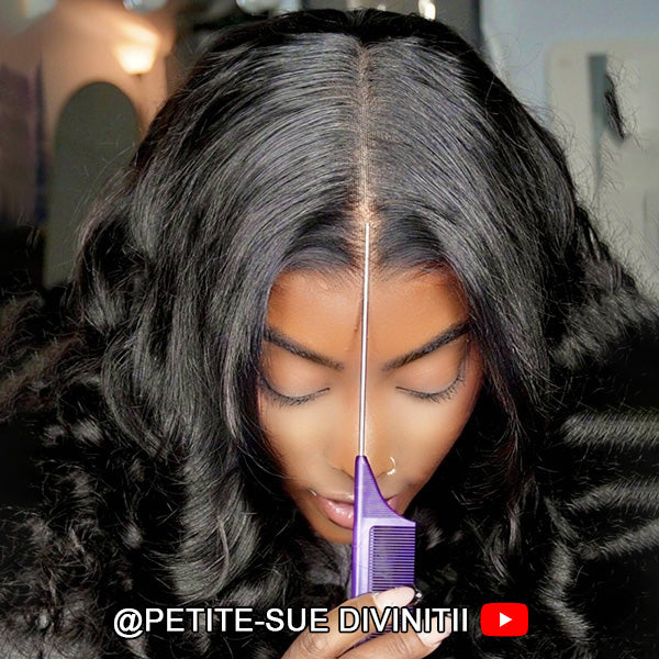 M-Cap Wand Curl Pre Cut 9x6 HD Lace Wear Go Glueless Wigs 100% Human Hair Pre Bleached Tiny Knots