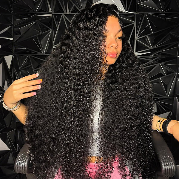 Water Wave Flexible Fit Pre-Cut 7x5 HD Lace Wear Go Glueless Wig with Elastic Drawstring