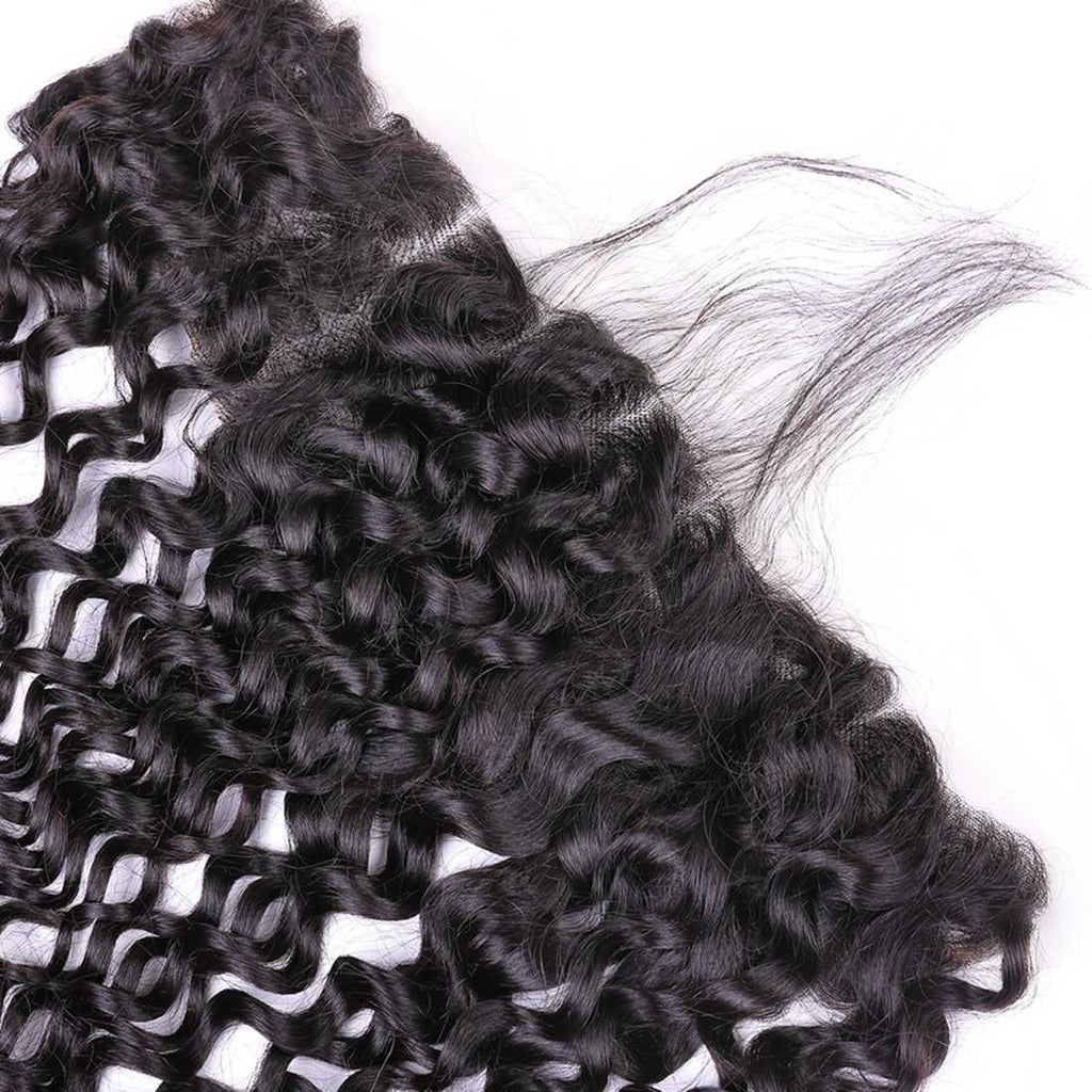 Water Wave 13x4 Lace Frontal Human Virgin Hair