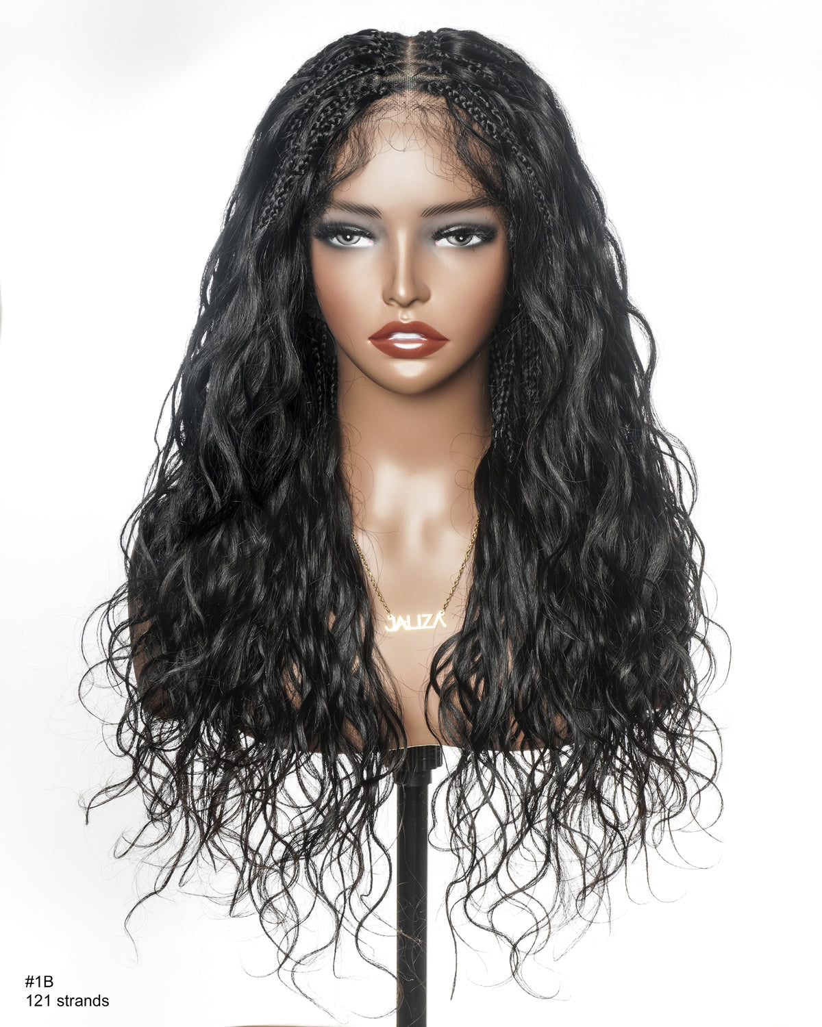Michelle - 26" 100% Virgin Human Hair HD Full Lace Bora Bora Loose Body Wave Boho Box Braided Wig
