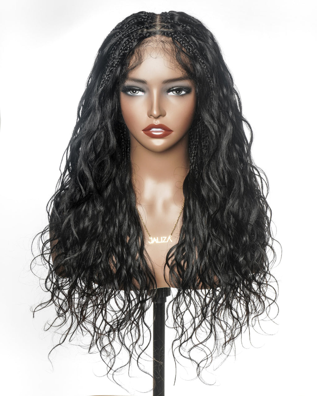 Michelle - 26" 100% Virgin Human Hair HD Full Lace Bora Bora Loose Body Wave Boho Box Braided Wig