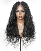 Michelle - 26" 100% Virgin Human Hair HD Full Lace Bora Bora Loose Body Wave Boho Box Braided Wig