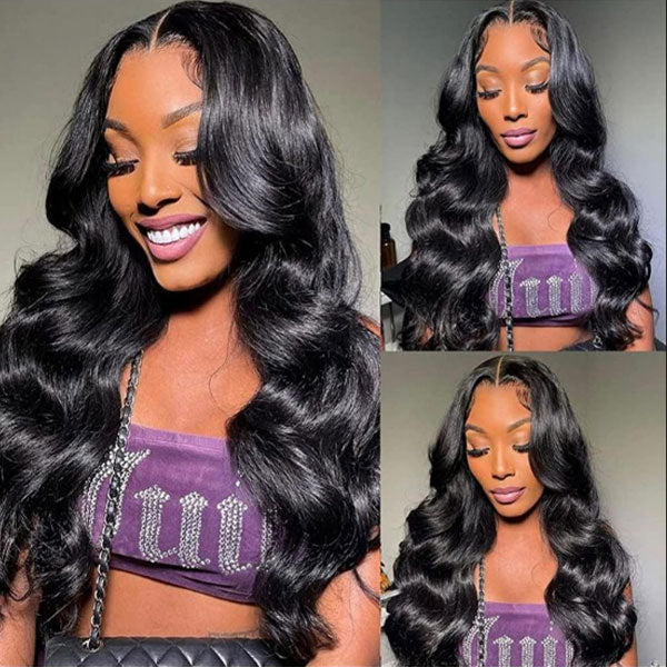 Body Wave Skin Melt HD Lace Wigs 13x4 HD Lace Front Wig Preplucked with Natural Hairline
