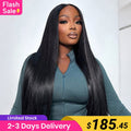 Flash Sale | Straight 13x6 Lace Frontal Wig Pre-plucked Hairline Human Hair Wig