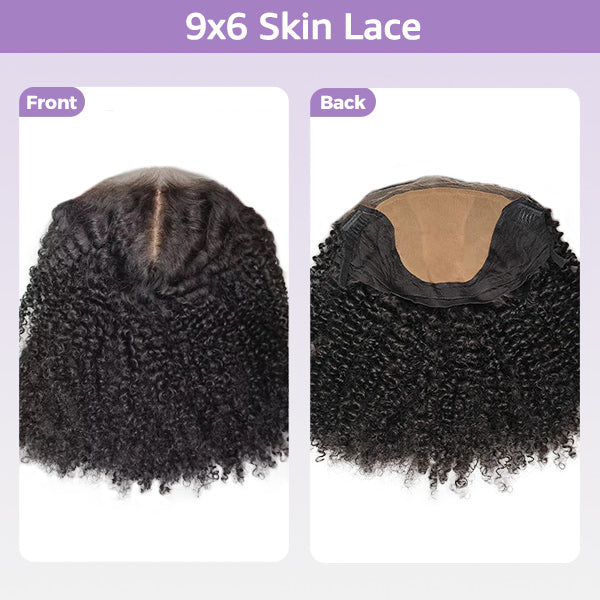 Kinky Curly Replaceable Zip Lace Tops For Block Wig