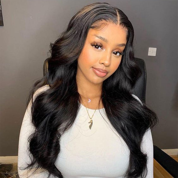 Body Wave Skin Melt HD Lace Wigs 13x4 HD Lace Front Wig Preplucked with Natural Hairline