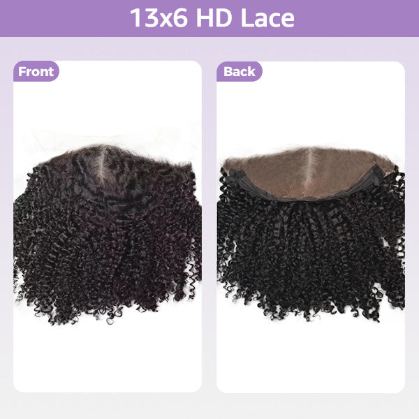 Kinky Curly Replaceable Zip Lace Tops For Block Wig