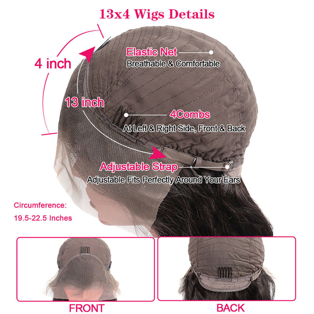 Straight Hair Short Bob Human Hair 13x4 13x6 4x4 HD Lace Frontal Wigs Pre-plucked Natural Hairline