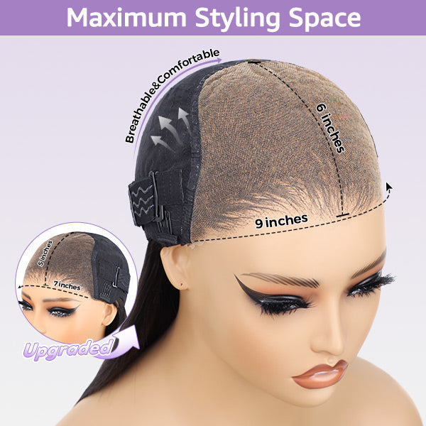 Loose Wave Wear Go Glueless Wig Seamless Blend Pre-cut 7x5 HD Lace