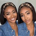 Throw On & Go | Affordable Headband Bob Wig 100% Human Hair