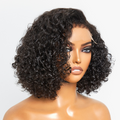 Limited Restock | 4C Edges | Kinky Edges Deep Wave 5x5 Closure Lace Glueless C Part Short Wig - US Only
