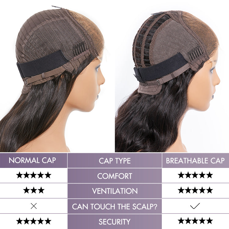 Breathable Cap Afro Curly Left C Part Glueless 5x5 Closure Lace Wig Beginner Friendly - US ONLY