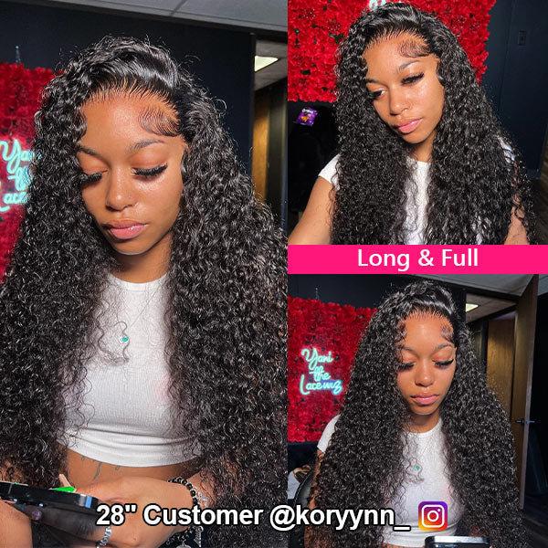 Water Wave Wigs 13x4 13x6 HD Lace Frontal Wigs 100% Human Hair Wigs Pre-plucked Hairline