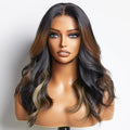 Combo Highlight Loose Wave Glueless 5x5 Closure HD Lace Wig