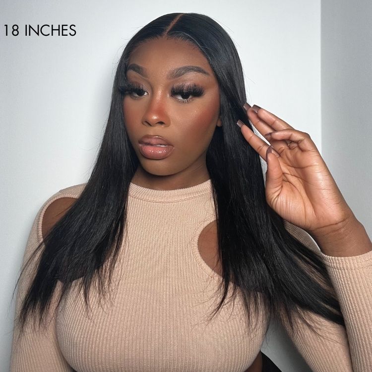 Silky Straight Glueless 5x5 Closure HD Lace Long Wig