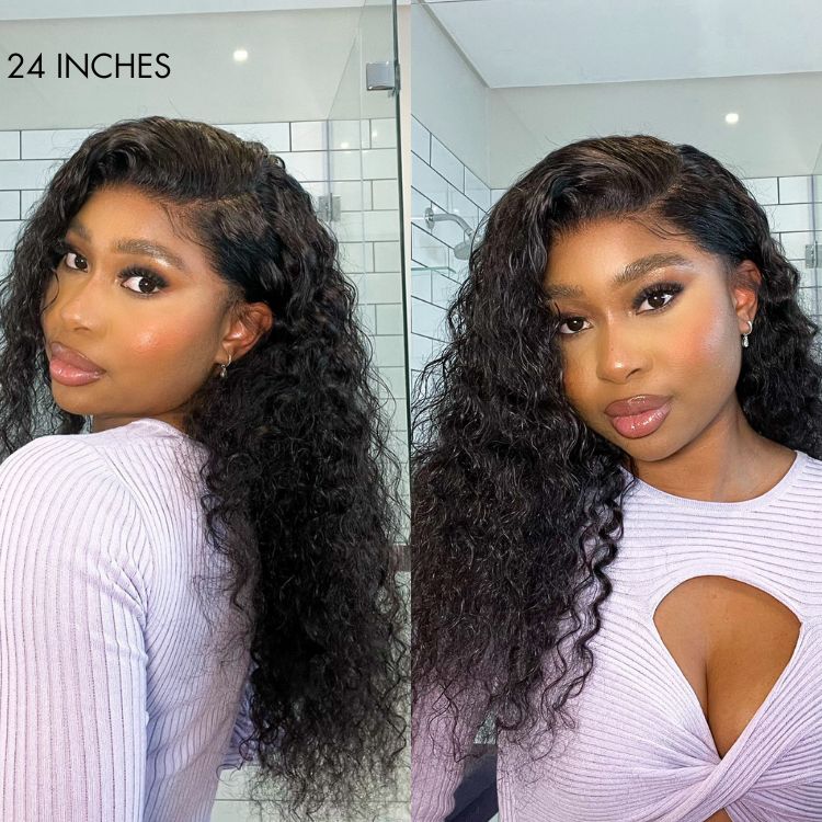 180% Density | 360 Lace Pre-Plucked Long Wig (Body Wave / Straight / Water Wave)