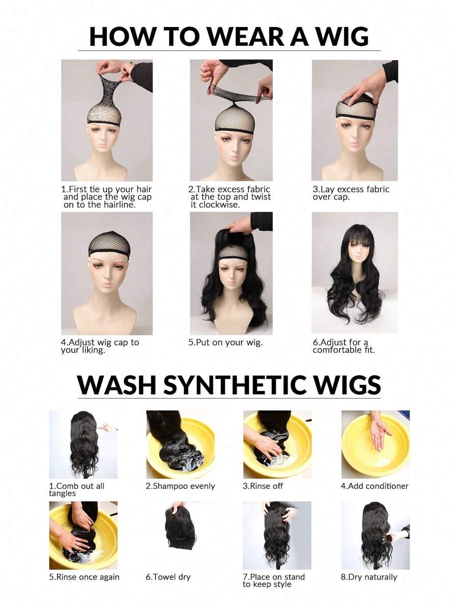 26 "Curly Hair Band Female Wig Wavy Black Wig With Headband Synthetic Woven Chemical Fiber Long Curly Hair Wig For Everyday Use And Halloween, Cosplay, Christmas, Fashion Girls.