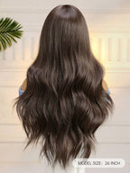 13x6 Glueless Wig Straight With Drawstring Natural Black Human Hair Wig Long Curly Wigs With Bangs Black Wavy Wigs