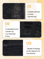 1 Sec Install Elegant Boss Vibe Short Pixie Cut Natural Black Ombre Brown Glueless Minimalist Hd Lace Wig Pre Cut Lace