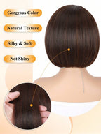 1 Sec Install Elegant Boss Vibe Short Pixie Cut Natural Black Ombre Brown Glueless Minimalist Hd Lace Wig Pre Cut Lace