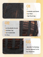 1 Sec Install Elegant Boss Vibe Short Pixie Cut Natural Black Ombre Brown Glueless Minimalist Hd Lace Wig Pre Cut Lace