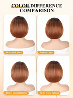 1 Sec Install Elegant Boss Vibe Short Pixie Cut Natural Black Ombre Brown Glueless Minimalist Hd Lace Wig Pre Cut Lace