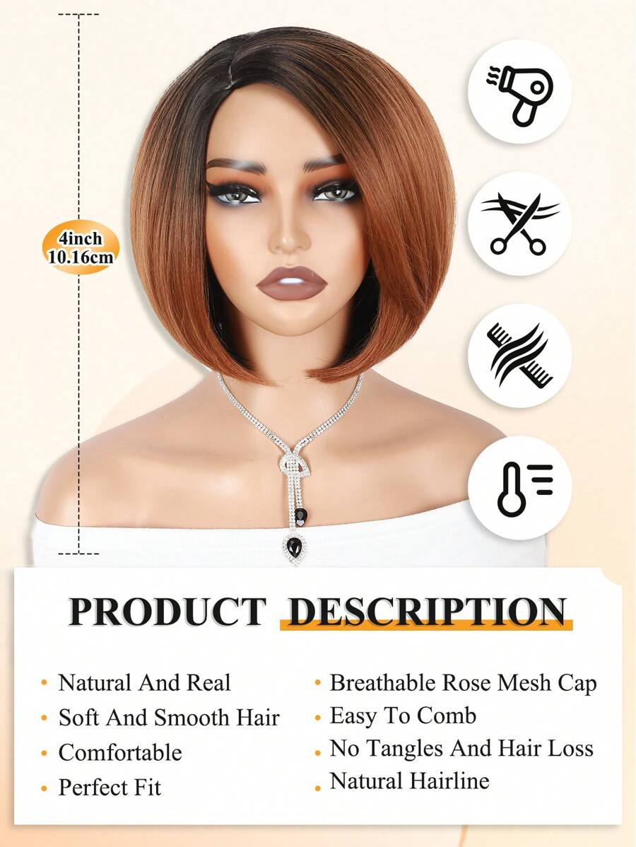 1 Sec Install Elegant Boss Vibe Short Pixie Cut Natural Black Ombre Brown Glueless Minimalist Hd Lace Wig Pre Cut Lace
