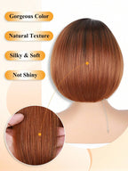 1 Sec Install Elegant Boss Vibe Short Pixie Cut Natural Black Ombre Brown Glueless Minimalist Hd Lace Wig Pre Cut Lace