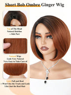 1 Sec Install Elegant Boss Vibe Short Pixie Cut Natural Black Ombre Brown Glueless Minimalist Hd Lace Wig Pre Cut Lace