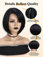 1 Sec Install Elegant Boss Vibe Short Pixie Cut Natural Black Ombre Brown Glueless Minimalist Hd Lace Wig Pre Cut Lace