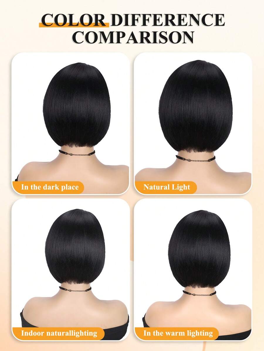 1 Sec Install Elegant Boss Vibe Short Pixie Cut Natural Black Ombre Brown Glueless Minimalist Hd Lace Wig Pre Cut Lace