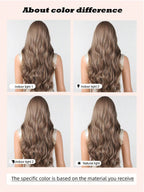 13x6 Glueless Wig Straight With Drawstring Natural Black Human Hair Wig Long Curly Wigs With Bangs Black Wavy Wigs