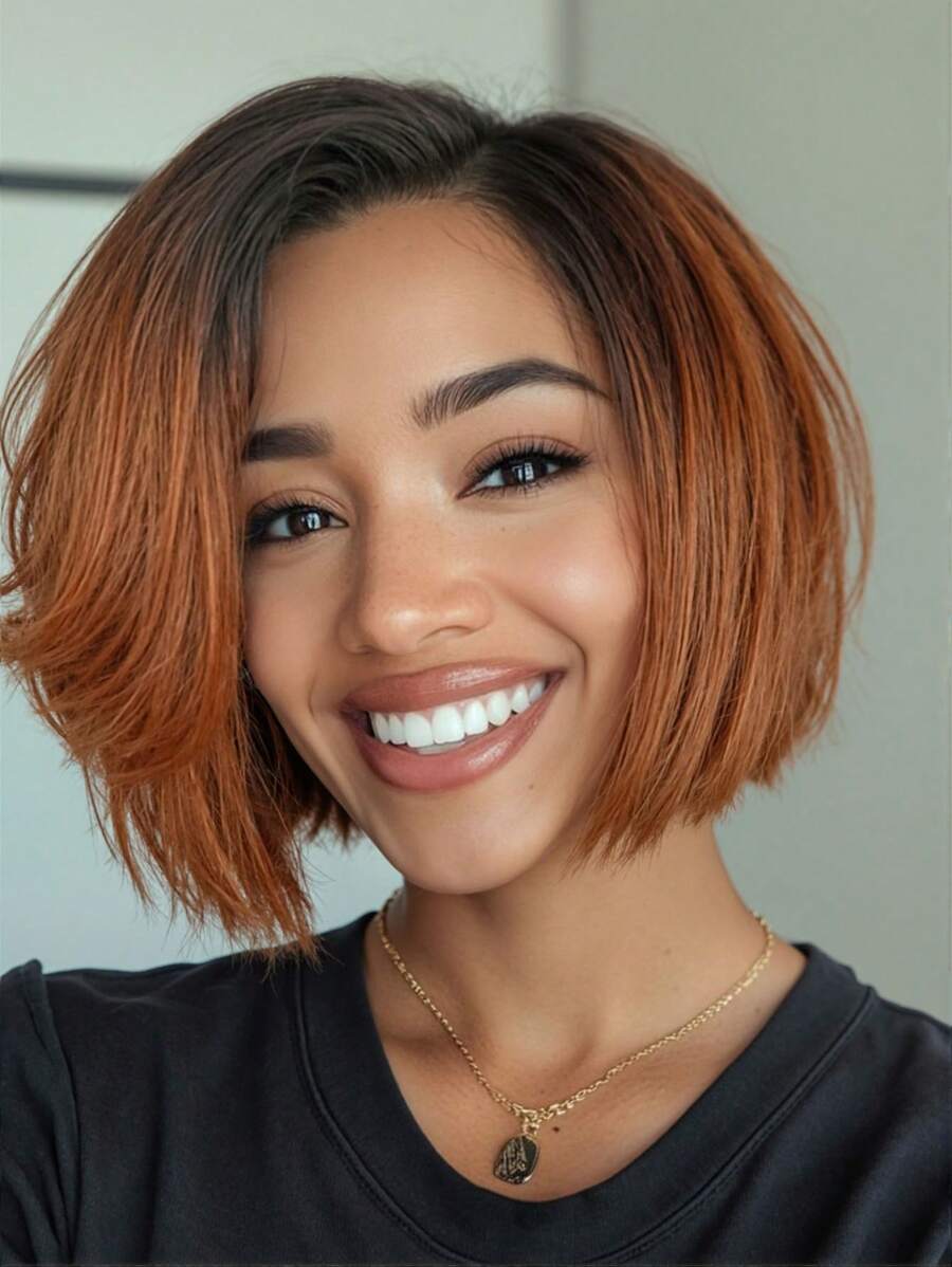 1 Sec Install Elegant Boss Vibe Short Pixie Cut Natural Black Ombre Brown Glueless Minimalist Hd Lace Wig Pre Cut Lace