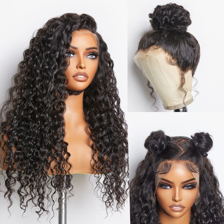 180% Density | 360 Lace Pre-Plucked Long Wig (Body Wave / Straight / Water Wave)