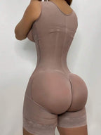 Fajas Body Shaper Tummy Control Body Shaper Zipper Closure