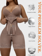 Fajas Body Shaper Tummy Control Body Shaper Zipper Closure