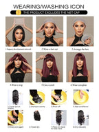 Glueless Wear Go Wig Pre-cut Lace Undetectable 7x5 HD Lace Wigs Preplucked with Natural Hairline Bleached Knots Human Hair Wigs