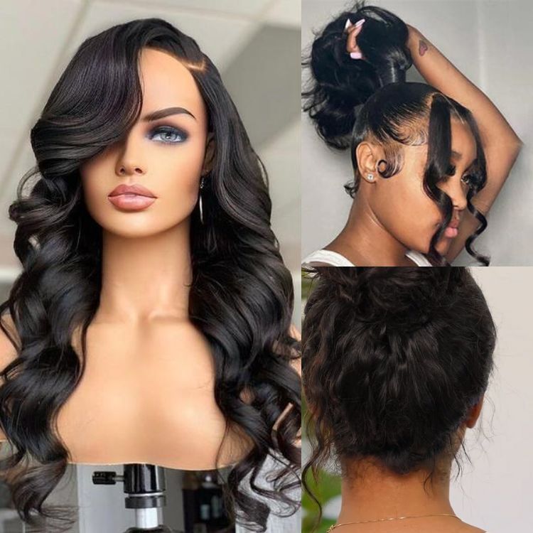 180% Density | 360 Lace Pre-Plucked Long Wig (Body Wave / Straight / Water Wave)