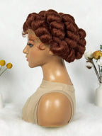 200% Density Transparent Full Lace Bantu Braided Wig With Knotless Braiding Natural Look