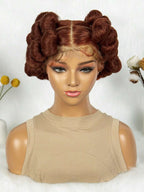 200% Density Transparent Full Lace Bantu Braided Wig With Knotless Braiding Natural Look