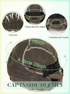 200% Density Transparent Full Lace Bantu Braided Wig With Knotless Braiding Natural Look