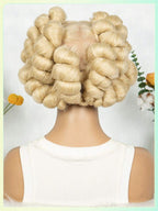 200% Density Transparent Full Lace Bantu Braided Wig With Knotless Braiding Natural Look