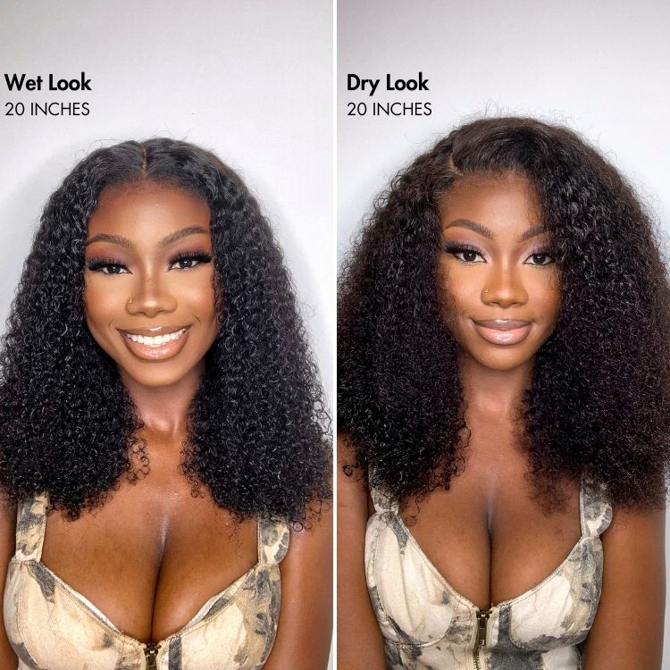 Limited Restock  | 4C Edges | Realistic Kinky Edges Afro Curly Glueless Long Wig