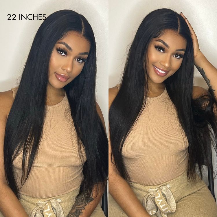 Silky Straight Glueless 5x5 Closure HD Lace Long Wig