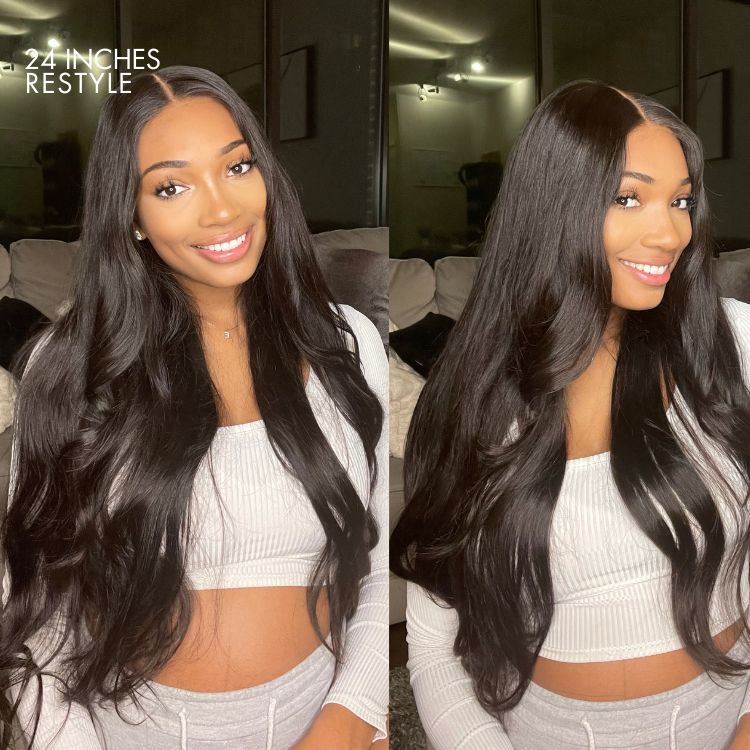 Silky Straight Glueless 5x5 Closure HD Lace Long Wig