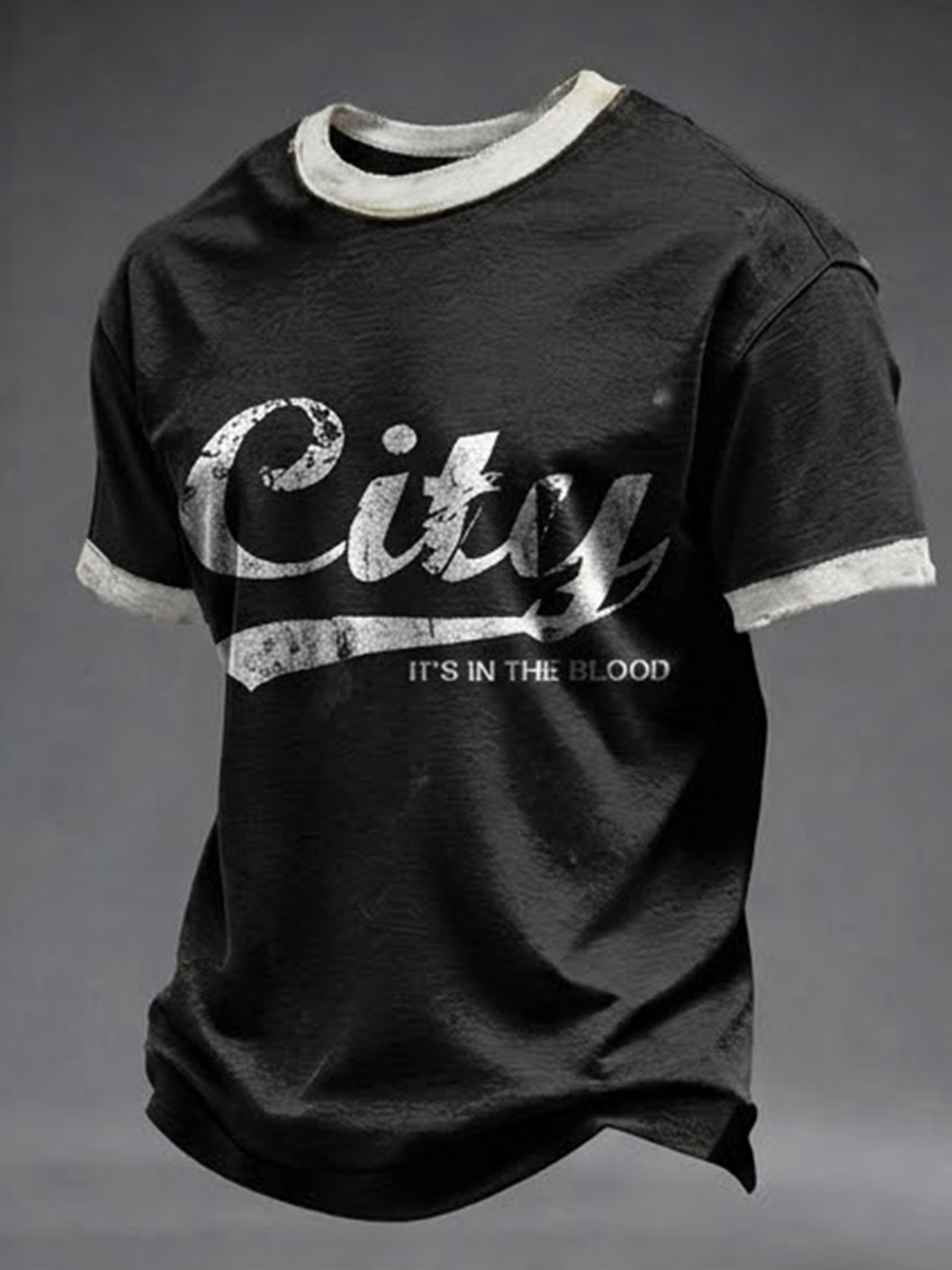 Men's City It's In The Blood Short Sleeves T-shirt
