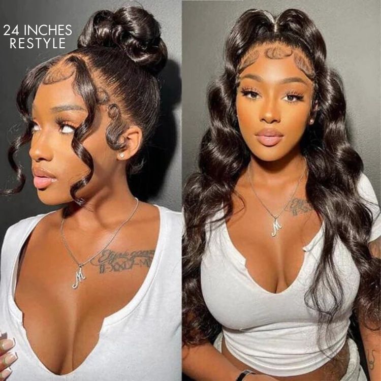PreMax Wigs | 360 Lace Super Natural Hairline Loose Body Wave Free Part 180% Density Wig Pre-Cut Lace