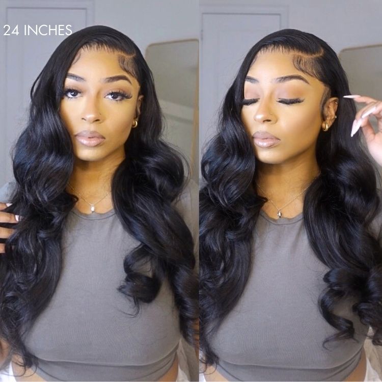 PreMax Wigs | 360 Lace Super Natural Hairline Loose Body Wave Free Part 180% Density Wig Pre-Cut Lace