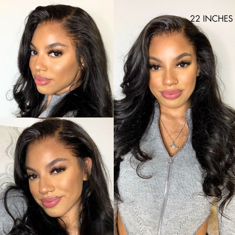 Nature Max Loose Body Wave Ear-to-ear Glueless 13x6 Frontal HD Lace C Part Wig