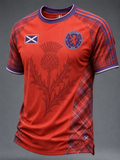 Men's UK Football Lover Scotland Printed short sleeve t-shirt 02